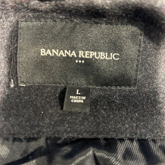 Banana republic wool military style bomber jacket - Picture 4 of 5